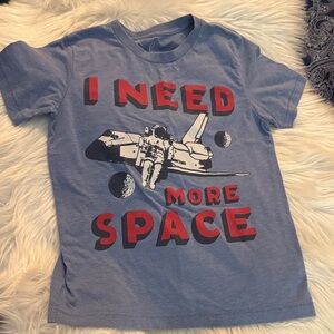 Peek Kids Blue Graphic Tee - I Need More Space